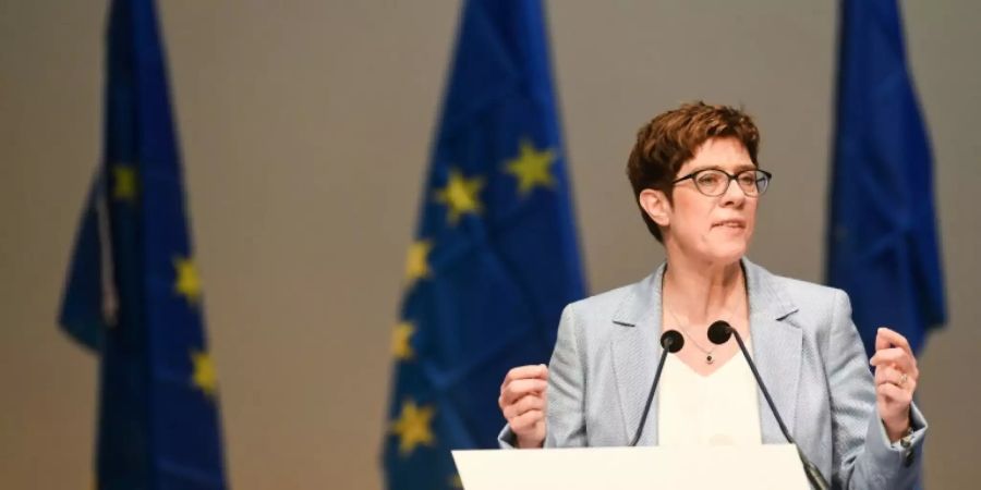 Kramp-Karrenbauer im Mai in München