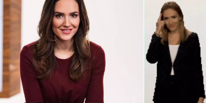 Moderatoren-GIFs - SRF-Frau Laeri zeigt Instagram-Usern den Vogel