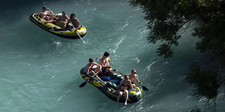 Wetter Hitze Badeunfälle Gummiboot