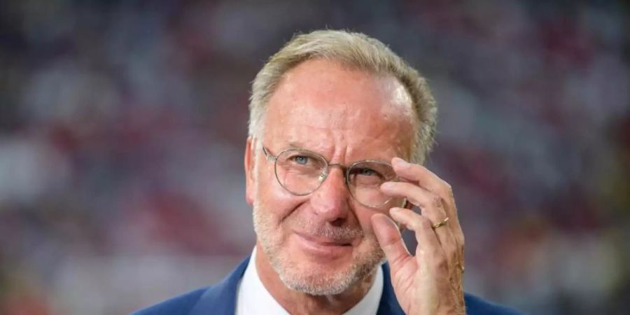Karl-Heinz Rummenigge hat grossen Respekt vor RB Leipzig. Foto: Matthias Balk