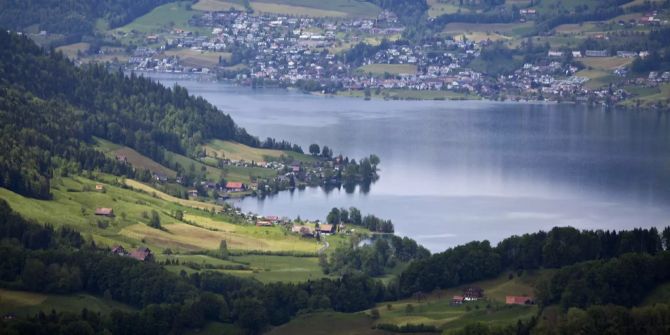 Blick über den Ägerisee.