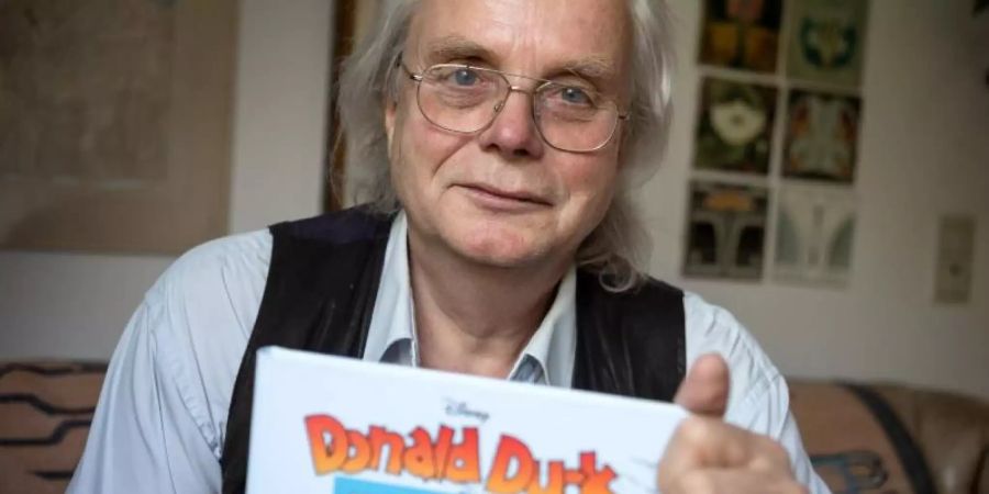 Jan Gulbransson kennt Donald Duck aus dem Effeff. Foto: Sina Schuldt