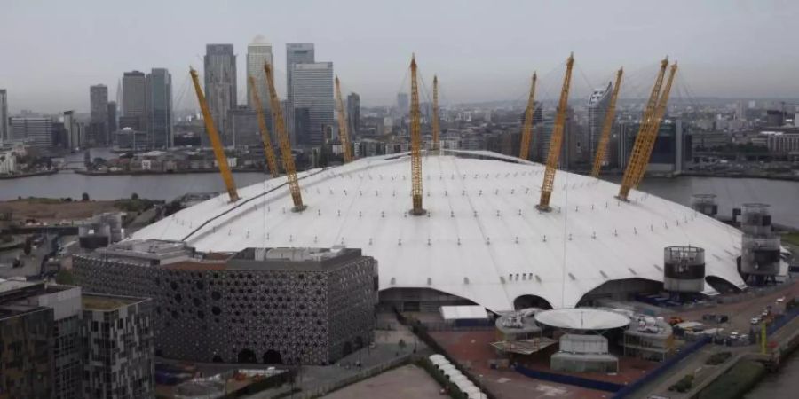 Blick auf «The O2» in London (Archivbild). Foto: Tal Cohen/epa