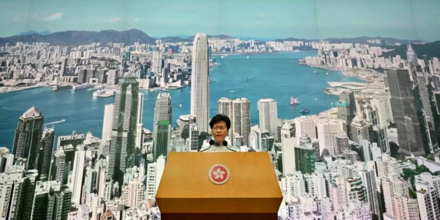 Hongkongs Regierungschefin Carrie Lam