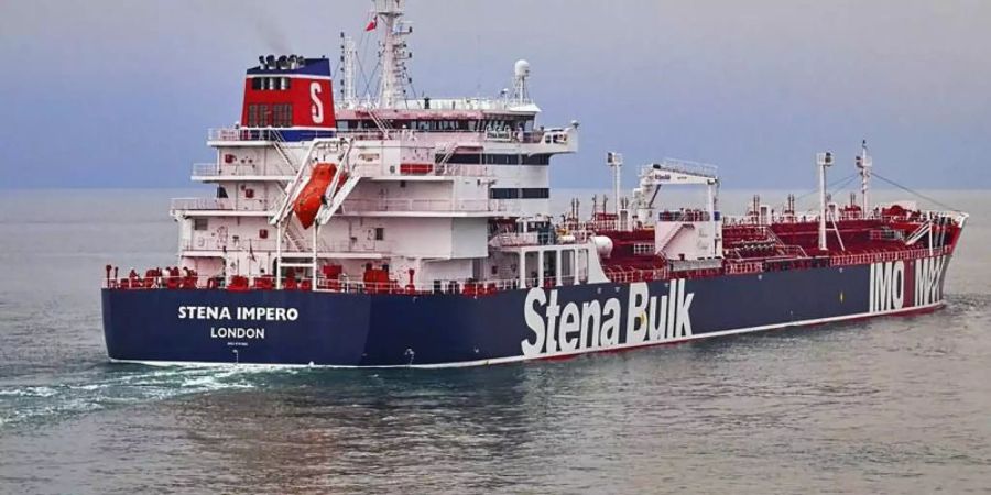 Das von der Reederei zu Verfügung gestellte undatierte Foto zeigt den britischen Öltanker «Stena Impero». Foto: Stena Bulk/AP