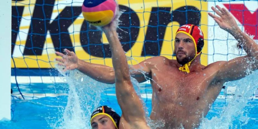 Die deutschen Wasserballer besiegten Südafrika mit 25:5. Foto: Bernd Thissen