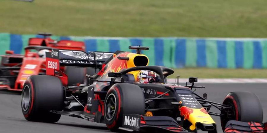 Max Verstappen hat sich zum ersten Mal in seiner Formel-1-Karriere die Pole Position gesichert. Foto: Laszlo Balogh/AP