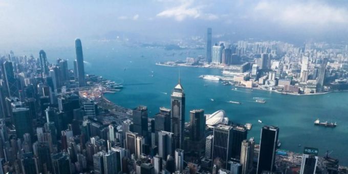 Blick auf Hongkong Blick auf Hongkong