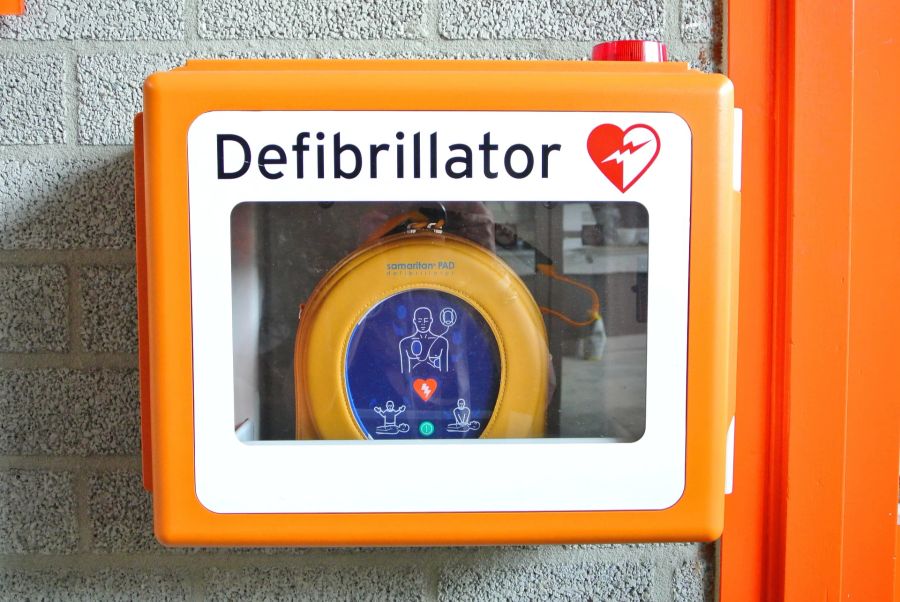 Defibrillator Box orange