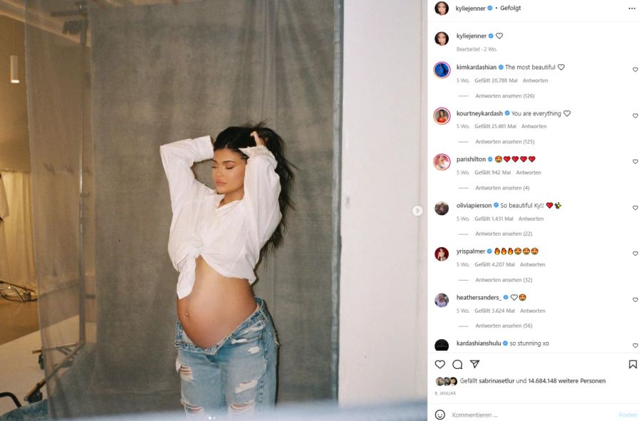 Kylie Jenner wurde am 2. Februar zum zweiten Mal Mami.