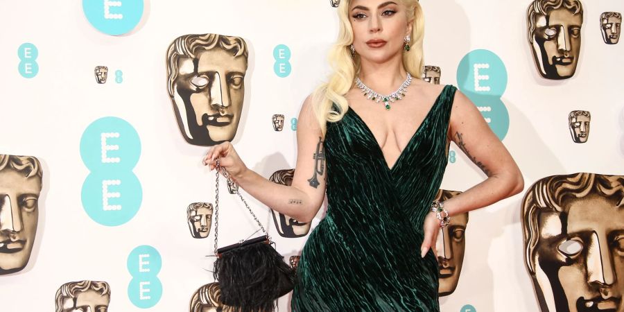 Lady Gaga, hier bei der Verleihung der britischen Filmpreise, feiert ihren 36 Geburtstag.