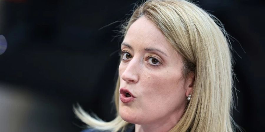 EU-Parlamentspräsidentin Roberta Metsola