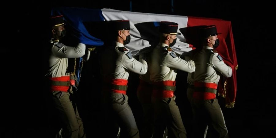 Trauerfeier für in Mali getöteten französischen Soldaten