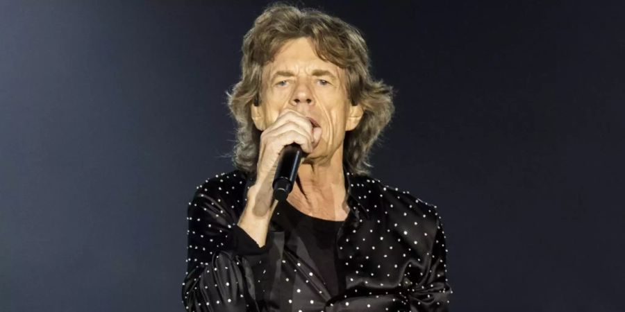 Mick Jagger auf dem ebenfalls verewigten Konzert in Düsseldorf im Jahr 2017.