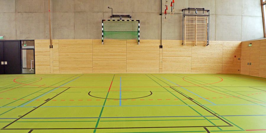 Sporthalle Boden Wand