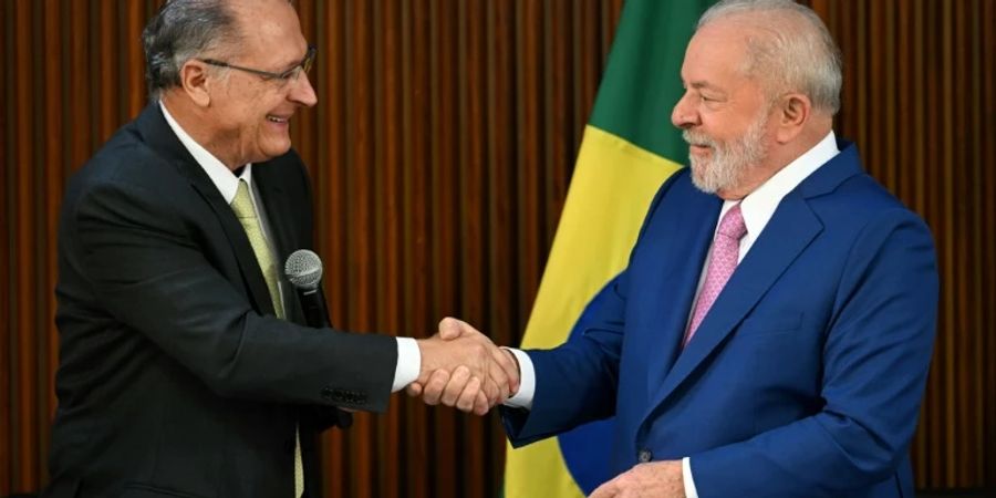 Lula mit seinem Vize Geraldo Alckmin