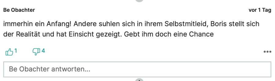 «Be Obachter» verteidigt den Ex-Knasti.