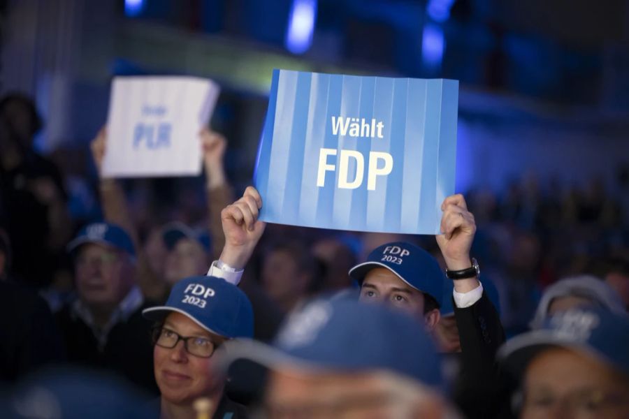 FDP Schweiz Wahlkampf 2023