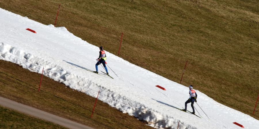 Ein immer öfteres Bild beim Wintersport: Kunst- statt Naturschnee.