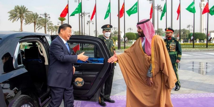 Mohammed bin Salman empfängt Xi Jinping