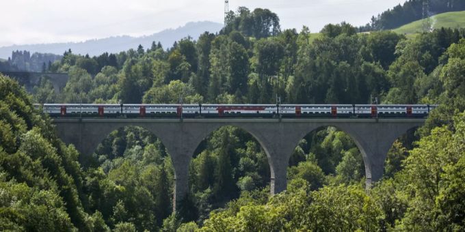 Das Sitterviadukt in St. Gallen. Sitterviadukt