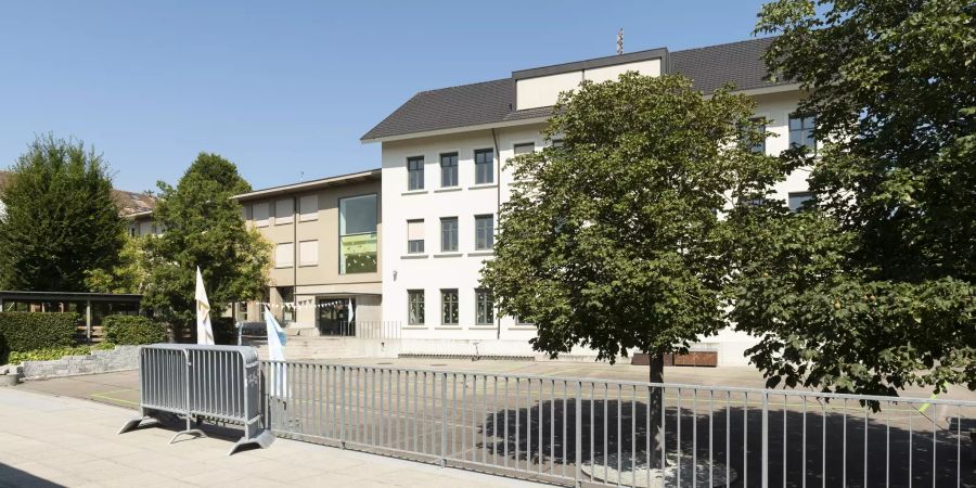 Schulhaus Primarschule Wehrlin in Oberwil.