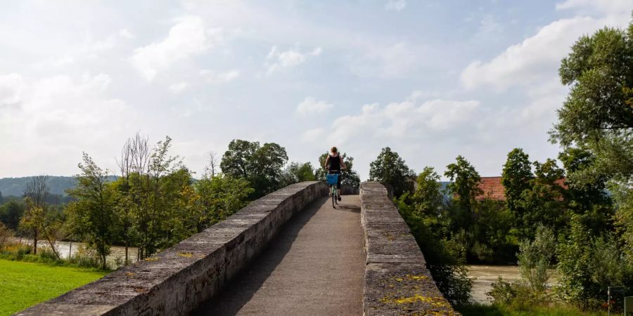 Die alte Thurbrücke in Bischofszell.