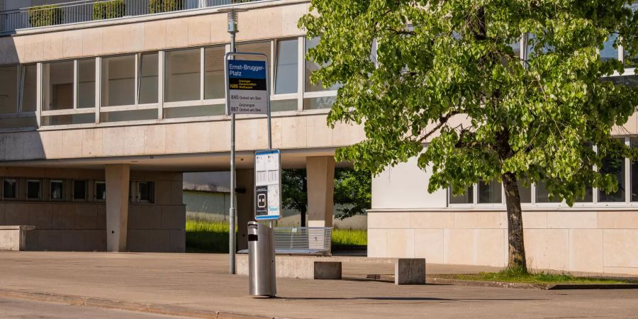 Der Ernst-Brugger-Platz der Gemeinde Gossau (ZH).