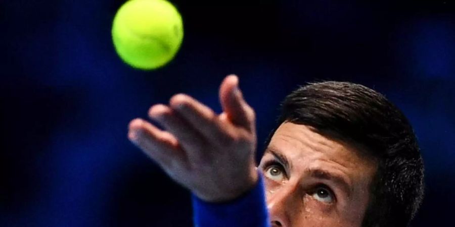 Gegen Novak Djokovic hilft nach Ansicht von Alexander Zverevs Bruder nur «anti-perfektes» Tennis. Foto: Marco Alpozzi/LaPresse via ZUMA Press/dpa