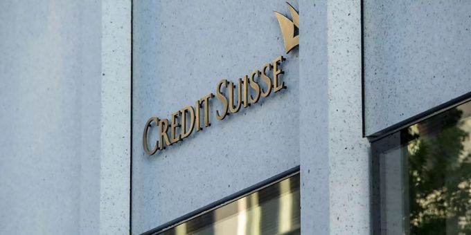 Das Logo der Credit Suisse. credit suisse