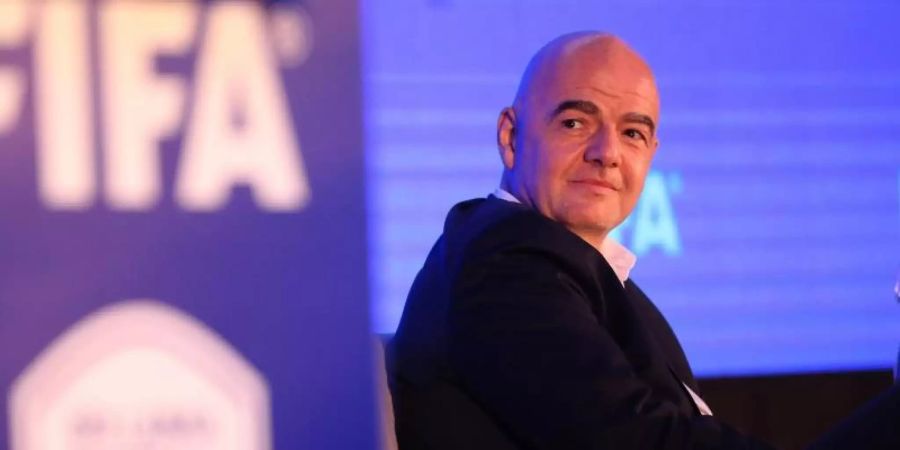 Steht wegen seines WM-Vorschlags in Kritik: FIFA-Präsident Gianni Infantino. Foto: Pradeep Dambarage/ZUMA Press Wire/dpa/Archivbild