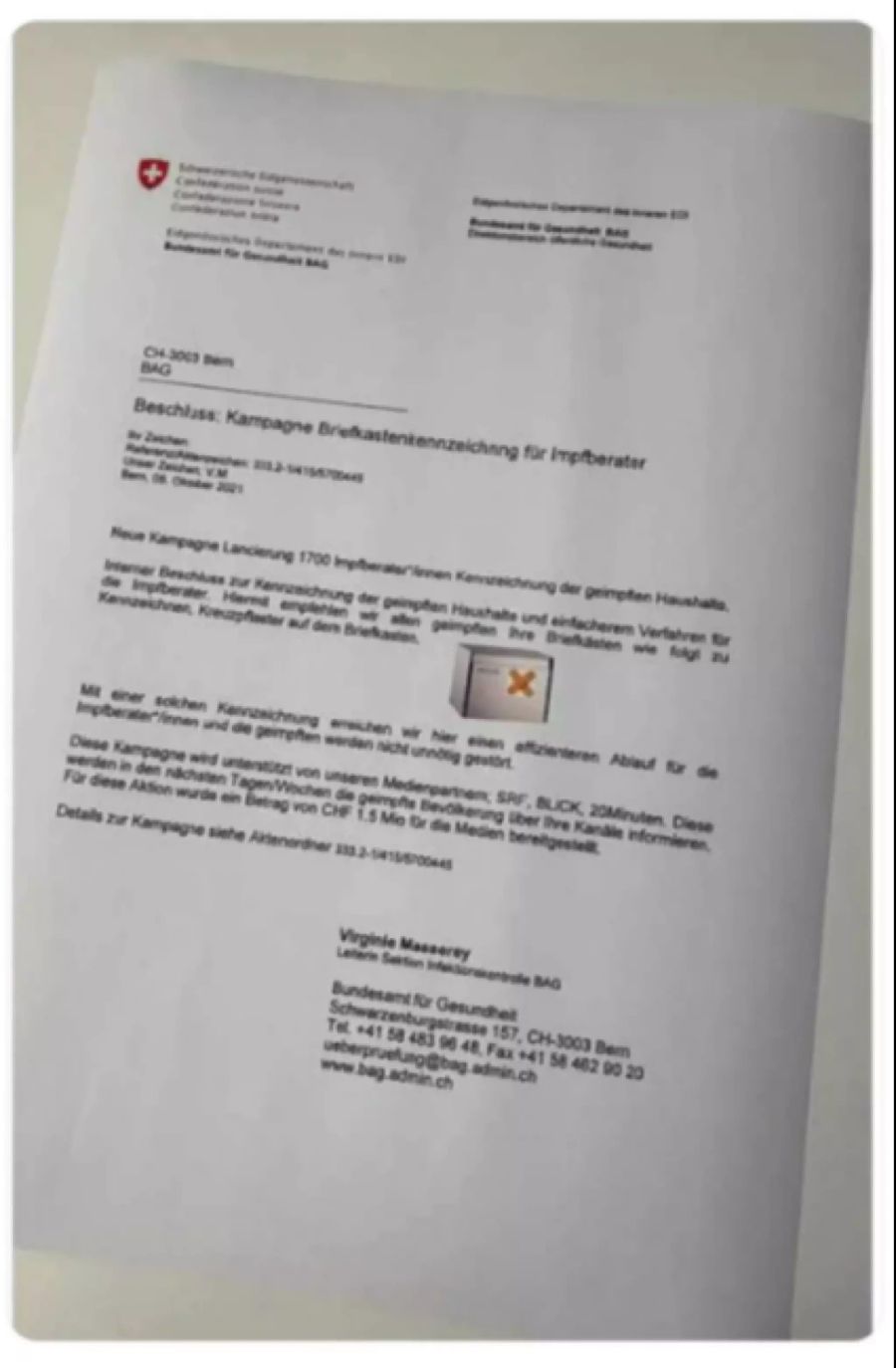 BA brief Impfung