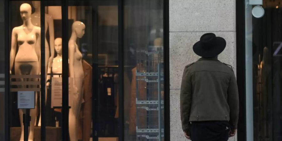 Geschlossene Geschäfte in München.