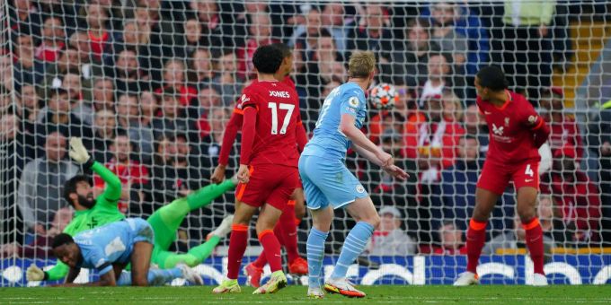 Liverpool und Manchester City trennen sich im Spitzenkampf der Premier League mit 2:2. Liverpool ManCity Mohamed Salah