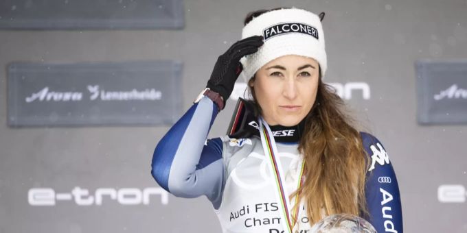 Sofia Goggia gewann letzte Saison den Abfahrt-Weltcup. (Archivbild) Sofia Goggia
