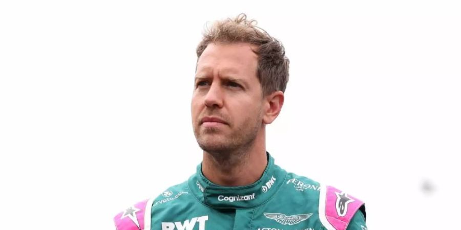 Bekommt in Austin eine Startplatzstrafe aufgebrummt: Aston-Martin-Pilot Sebastian Vettel. Foto: Bradley Collyer/PA Wire/dpa