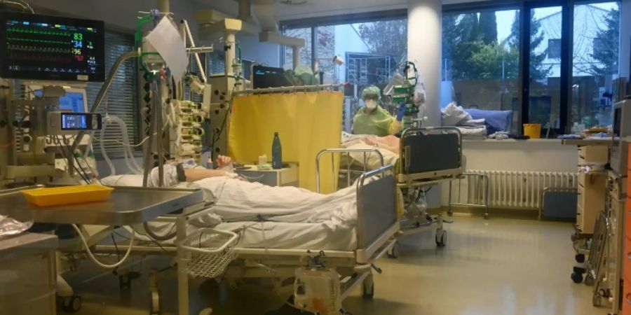 Intensivstation in Krankenhaus in Freising