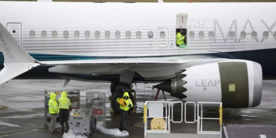 Eine Maschine vom Typ Boeing 737 MAX