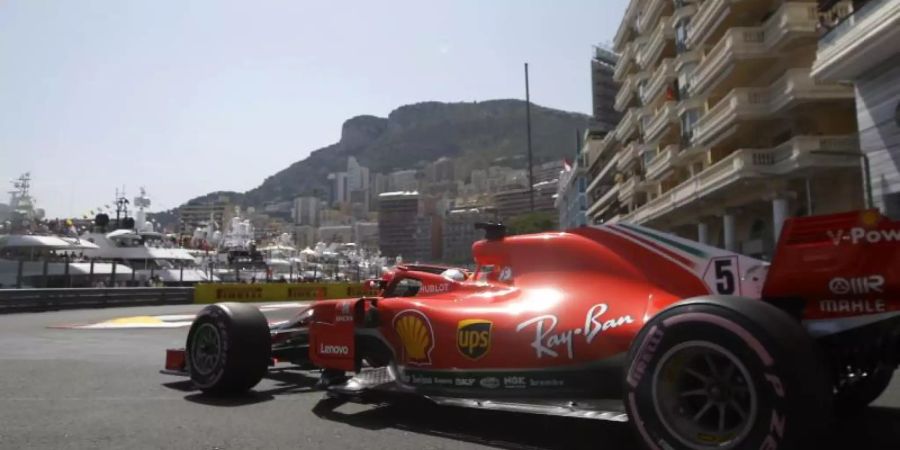 Sebastian Vettel gewann bisher zweimal in Monaco. Foto: Luca Bruno/AP