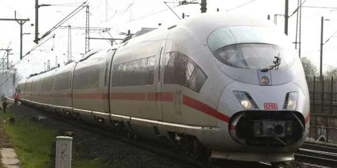 Ein Intercity-Express der Deutschen Bahn. Intercity-Express