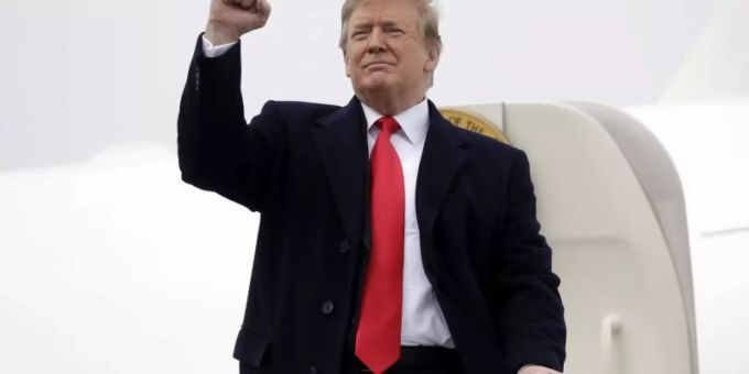 Es sei für die Vereinigten Staaten an der Zeit, die Souveränität Israels über die Golanhöhen anzuerkennen, sagte Trump. Foto: Evan Vucci/AP Es sei für die Vereinigten Staaten an der Zeit, die Souveränität Israels über die Golanhöhen anzuerkennen, sagte Trump. Foto: Evan Vucci/AP