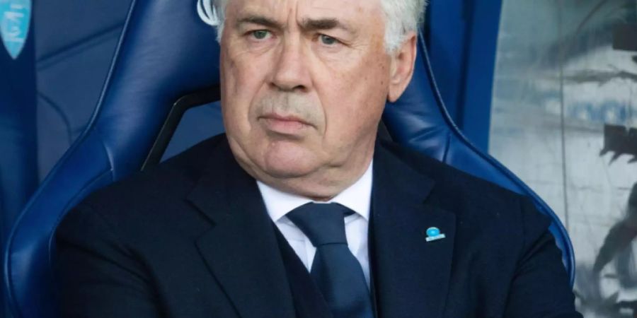 Napoli-Coach Carlo Ancelotti sieht gegen Empoli nicht viel Erfreuliches