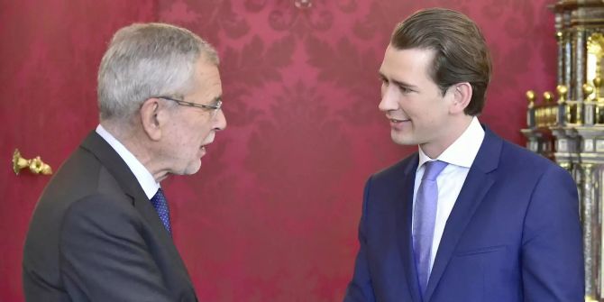 Treffen von Kurz und Van der Bellen