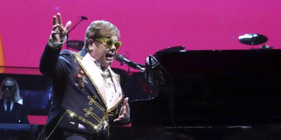 Im Rahmen seiner «Farewell Yellow Brick Road»-Tour gibt Elton John ein Konzert im New Yorker Madison Square Garden. Foto: Greg Allen/Invision/AP