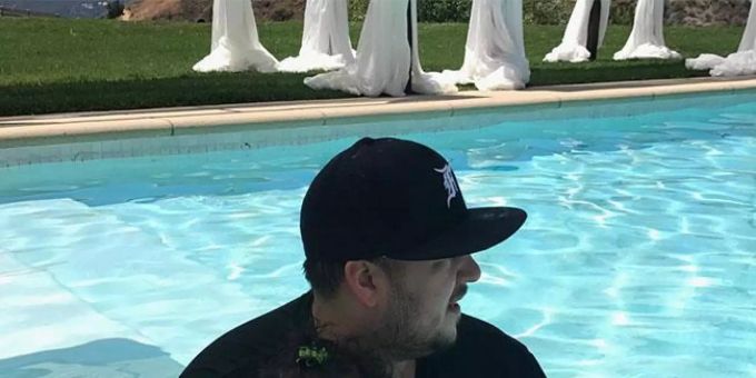 Rob Kardashian und Tochter Dream Rob Kardashian und Tochter Dream