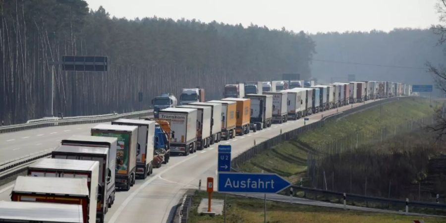 Megastau in Brandenburg