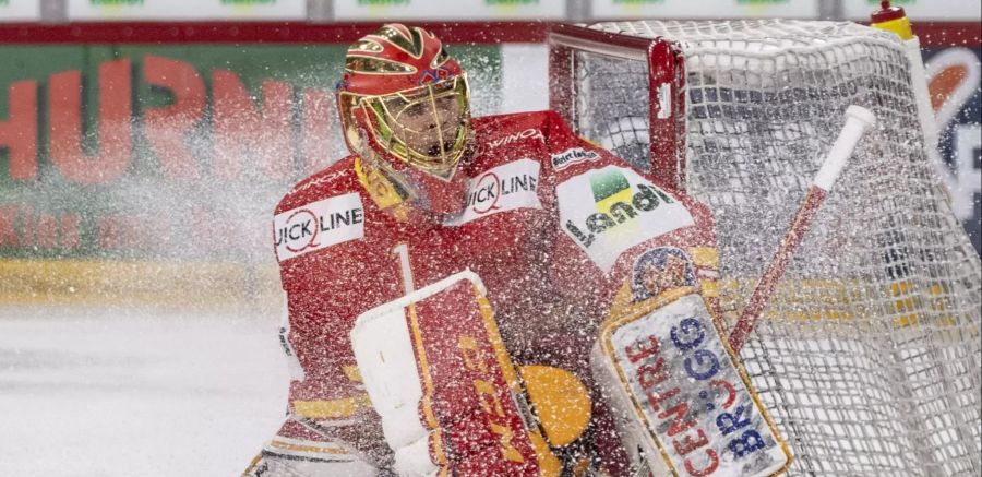 Jonas Hiller steht mit seiner Mannschaft bereits sicher in den Playoffs.