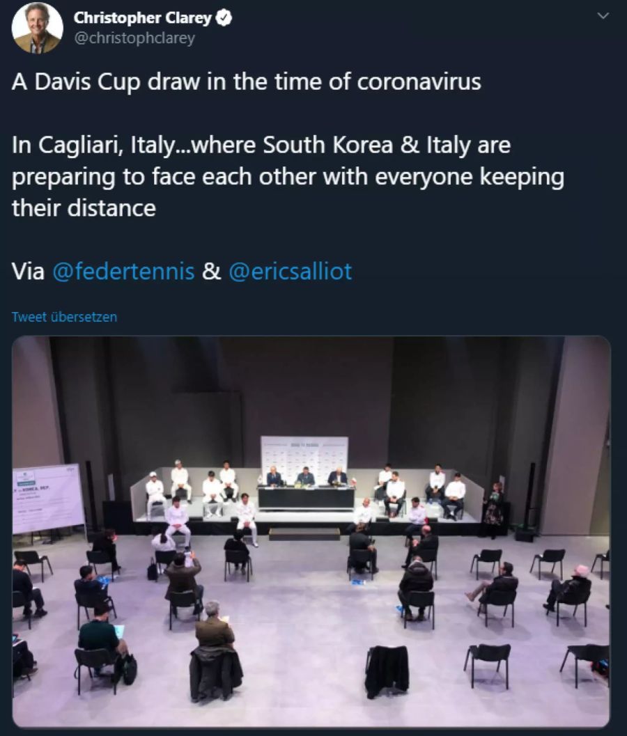 Coronavirus Davis Cup