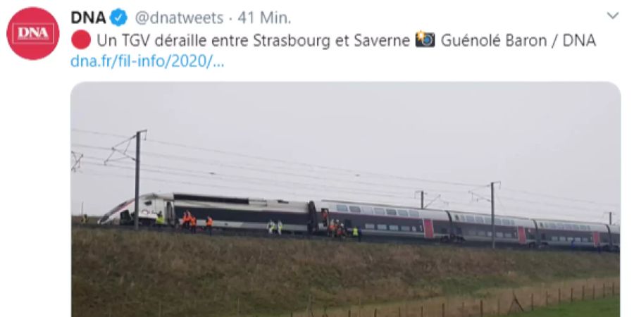 TGV entgleist