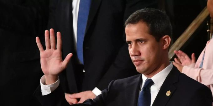 Venezuelas Oppositionschef Juan Guaidó im US-Kongress. venezuela
